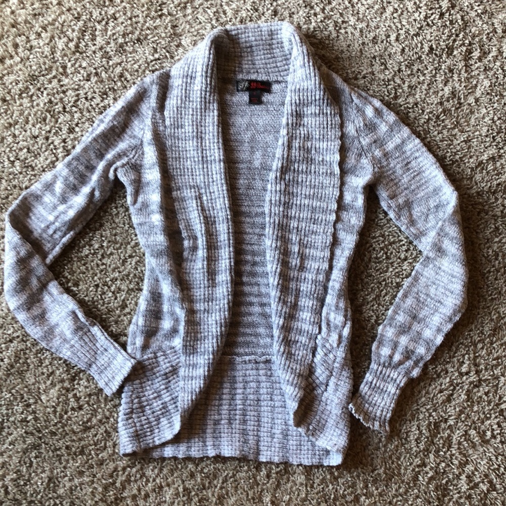 J.J Basics Gray cardigan